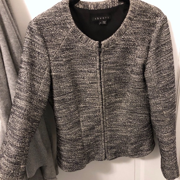 Theory Jondi Peplum Jacket - Picture 1 of 8